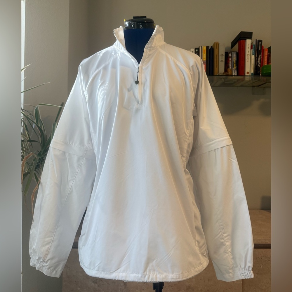 Vintage 90s Y2K Nike Clima-Fit 1/4-Zip Windbreaker Lightweight Athleisure Top